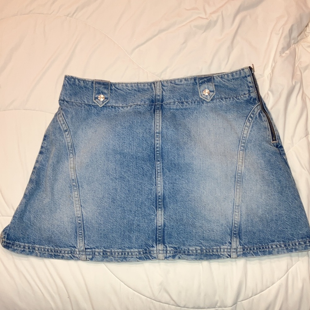 Free people denim skirt